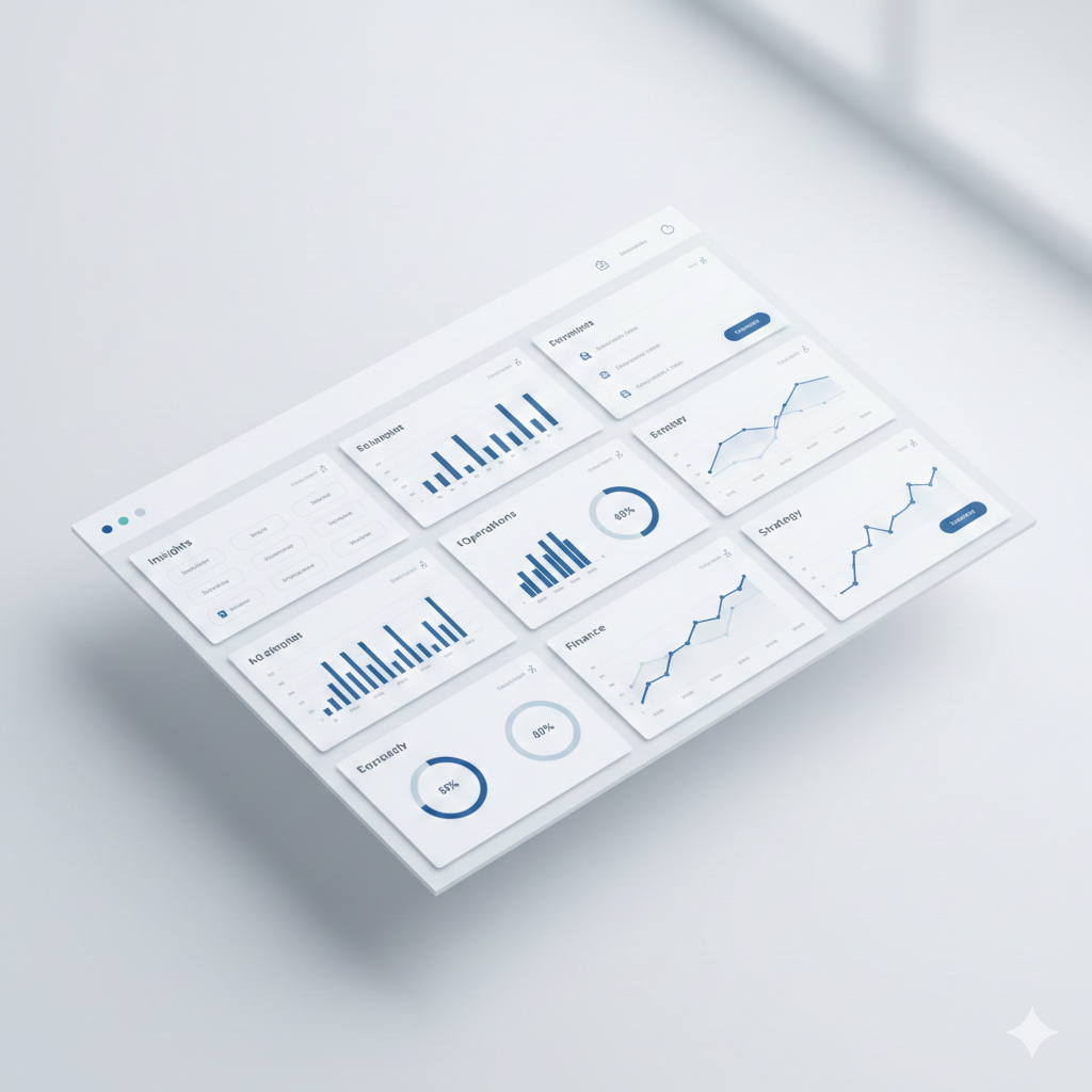 Dashboard de gestión empresarial